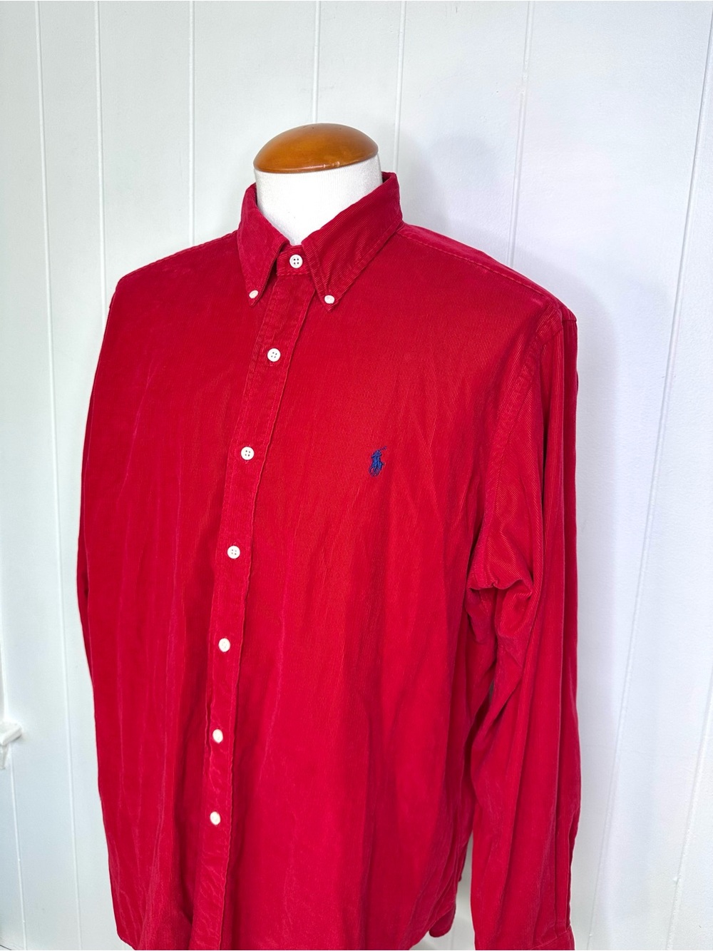Vintage Ralph Lauren Red Corduroy Shirt